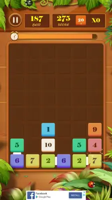 Drag n Merge Block Puzzle android App screenshot 1